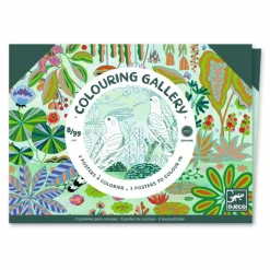Sale Djeco Farvelægningsplakater - Jungle, 3 stk