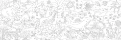 Sale Faber-Castell Farvelægningsrulle 30 cm x 3,2 m. (Jungle + Hav)