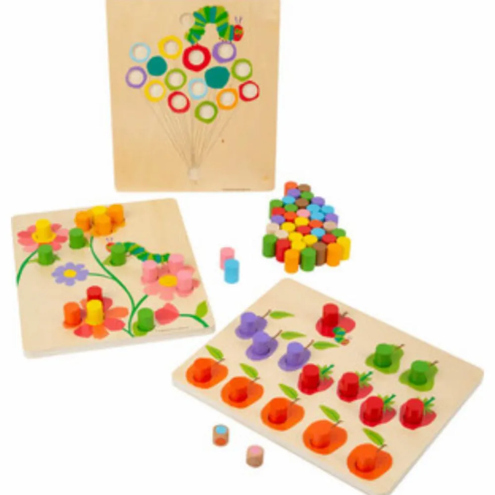 Outlet small foot Farvespil - Den sultne larve Aldrigmæt