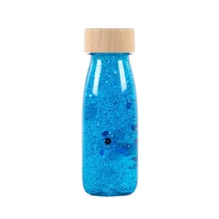 Hot Fascinationsflaske - Blå glitter