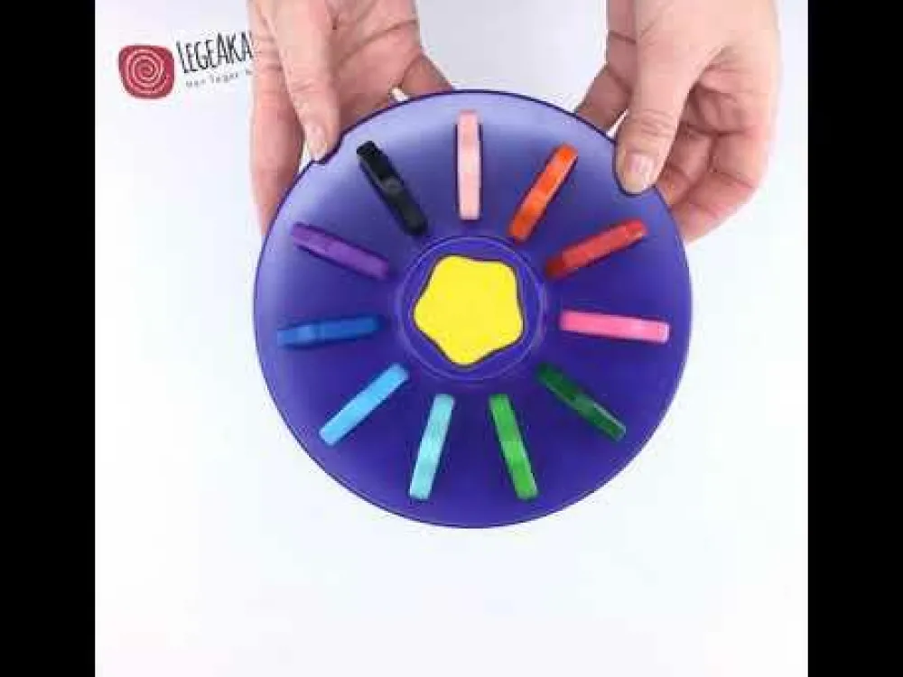 Best Djeco Fedtfarver, 12 stk. - Fra 18 mdr.