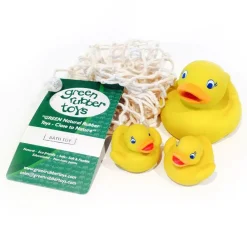 Discount Green Rubber Toys Figurer i naturgummi - Andemor med ællinger