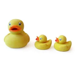 Discount Green Rubber Toys Figurer i naturgummi - Andemor med ællinger