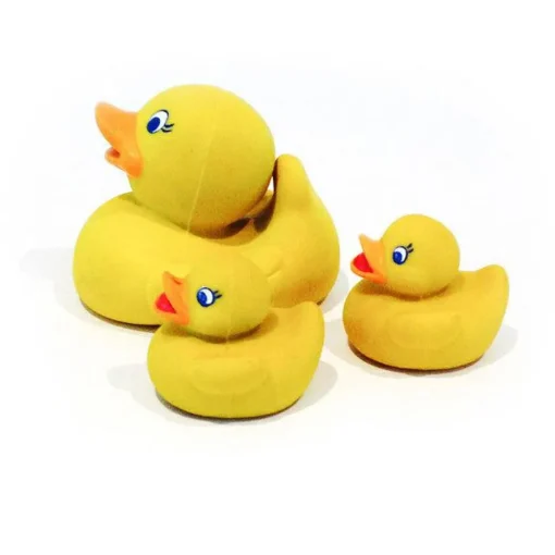 Discount Green Rubber Toys Figurer i naturgummi - Andemor med ællinger