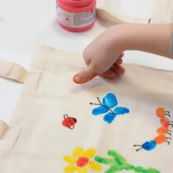 Best Finger- og tekstilmaling 150 ml - Basis, 4 stk