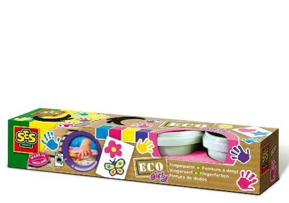 Hot SES Creative Fingermaling - 4 x 110 ml - Trendy