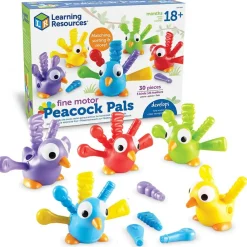 Outlet Learning Resources Finmotorik påfugle, 30 dele