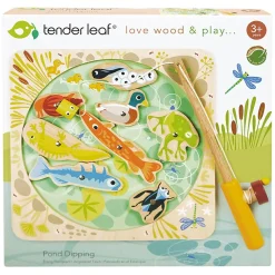 Online Tender Leaf Fiskespil, magnetisk - Vandhullet