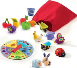 Outlet Djeco Følespil - Tactilo Loto, På bondegården