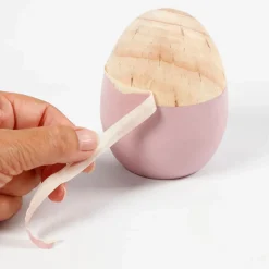 Online Creativ Company Æg af træ - H: 8 cm, 1 stk