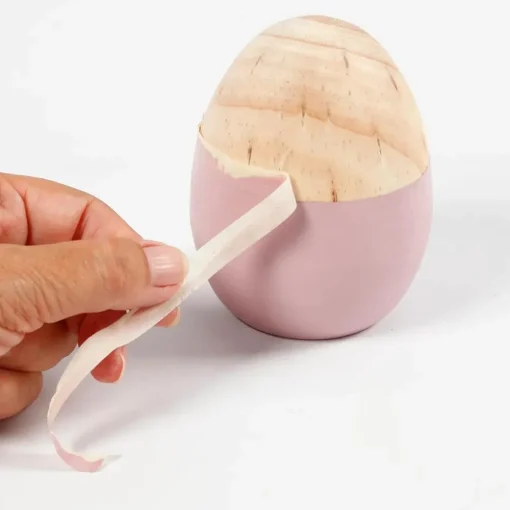 Online Creativ Company Æg af træ - H: 8 cm, 1 stk