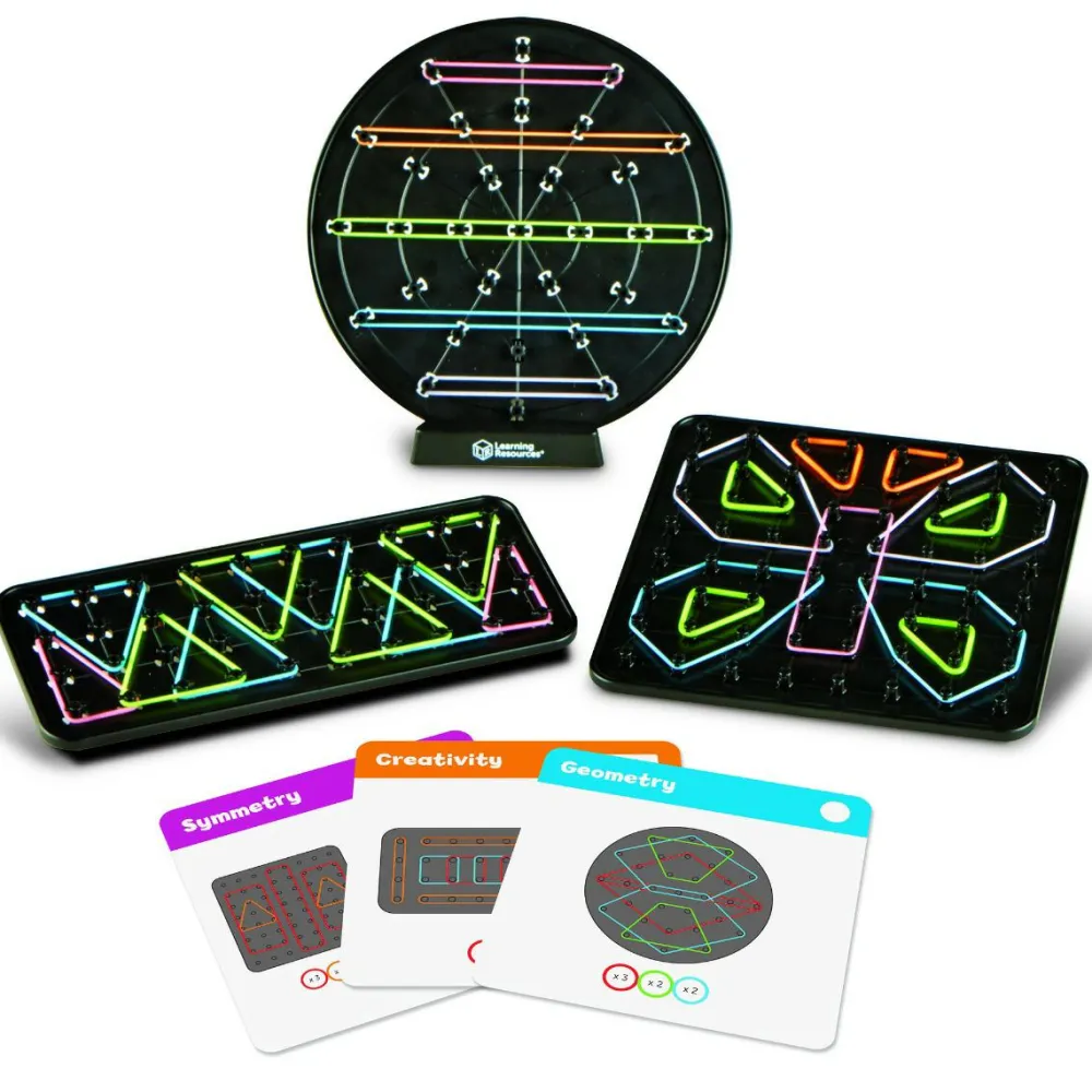 Online Learning Resources Geoboard - Lav former med elastikker