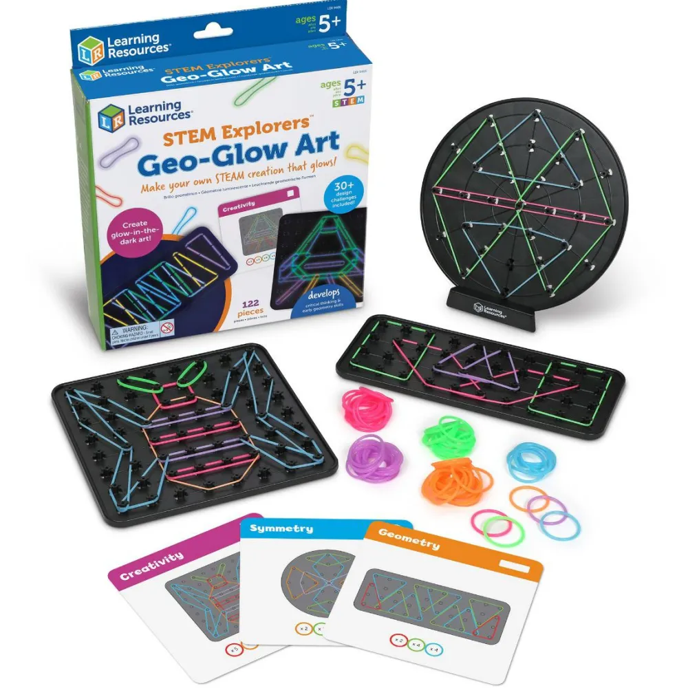 Online Learning Resources Geoboard - Lav former med elastikker
