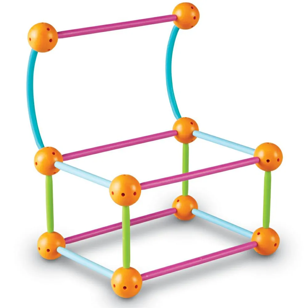 Discount Learning Resources Geometrisk byggesæt, 129 dele