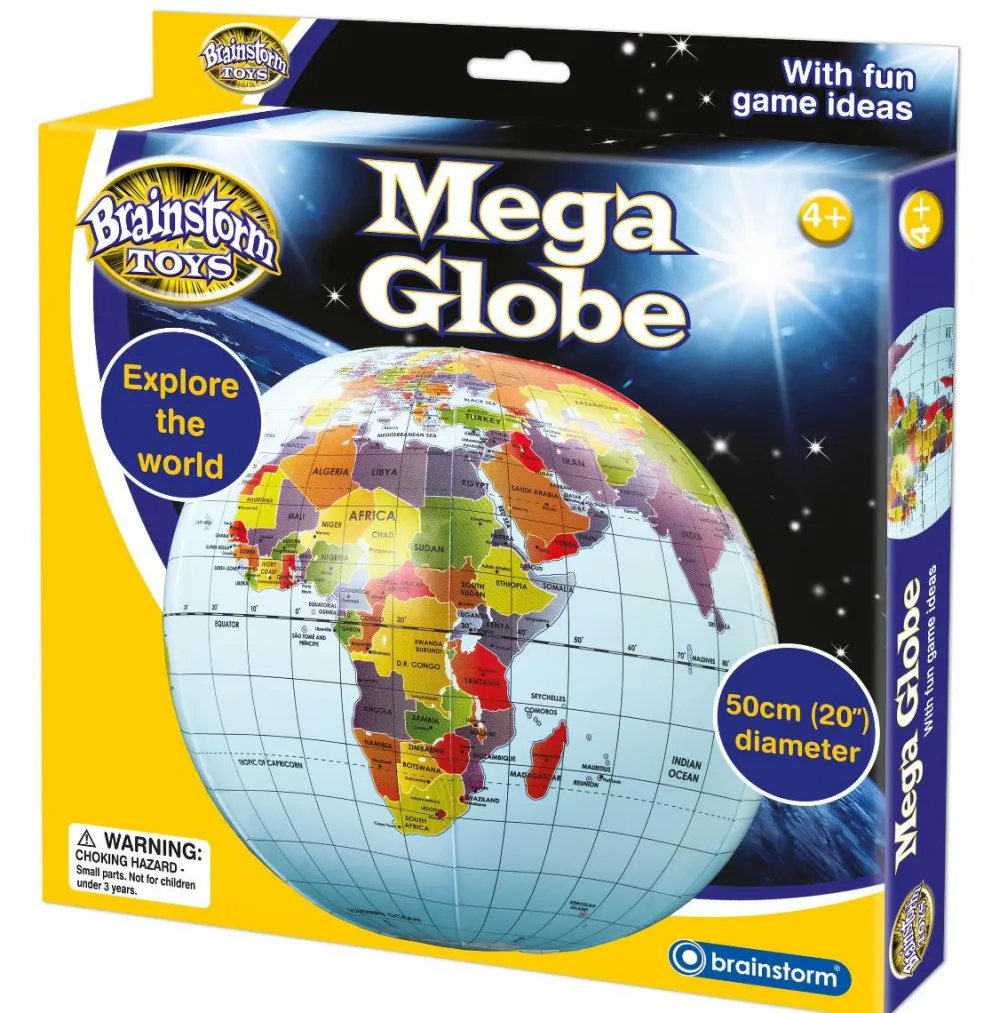 Sale Brainstorm Globus - Oppustelig 50 cm