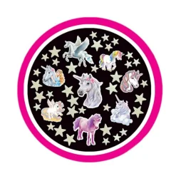 Best Brainstorm Glow - Enhjørninger + stjerner, 43 dele
