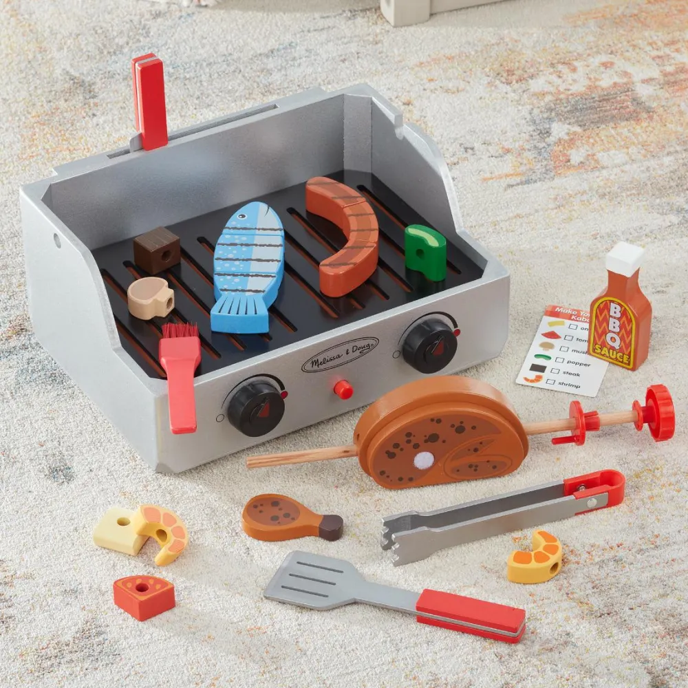 Clearance Melissa & Doug Grillsæt med 24 dele