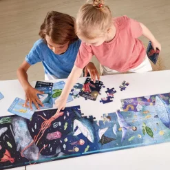 Best Hape Gulvpuslespil m. 200 brikker - Under havet