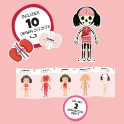 Clearance Gulvpuslespil m. 36 brikker - Pige