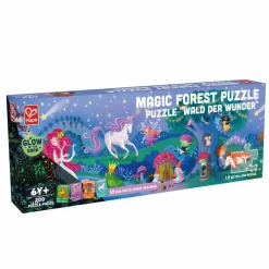 New Hape Gulvpuslespil m. 200 brikker - Den magiske skov