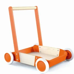 Hot Djeco Gåvogn i træ - Orange
