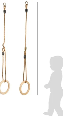 Discount Gymnastikringe i træ - Ø 18 cm