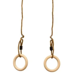 Gymnastikringe i træ - Ø15,8 cm.