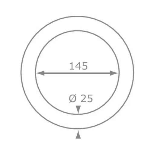 Online Gymnastikringe i træ - PP-reb - Ø14,5 cm