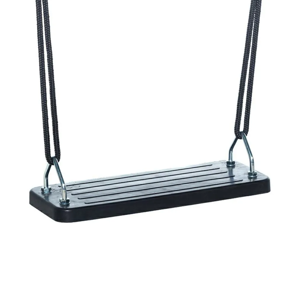 Hot DICE Gynge m. gummisæde 44,8 x 17,8 cm (sort reb)