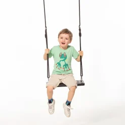 Hot DICE Gynge m. gummisæde 44,8 x 17,8 cm (sort reb)