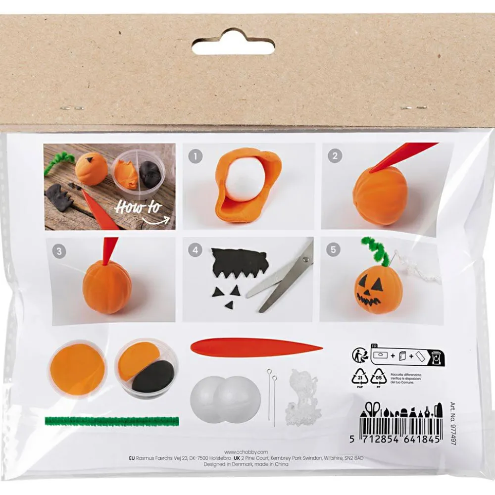 New Creativ Company Halloween-pose - Lav græskar