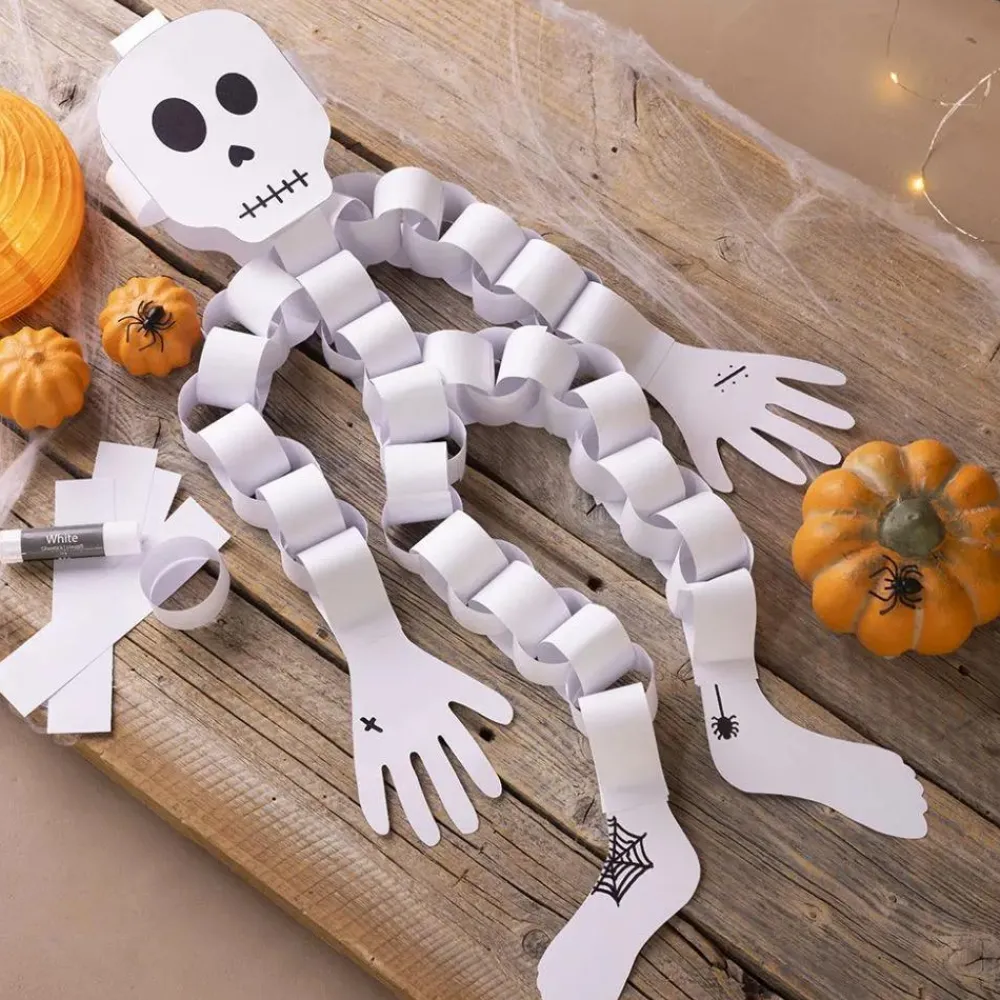 Outlet Creativ Company Halloween-pose - Papirskelet