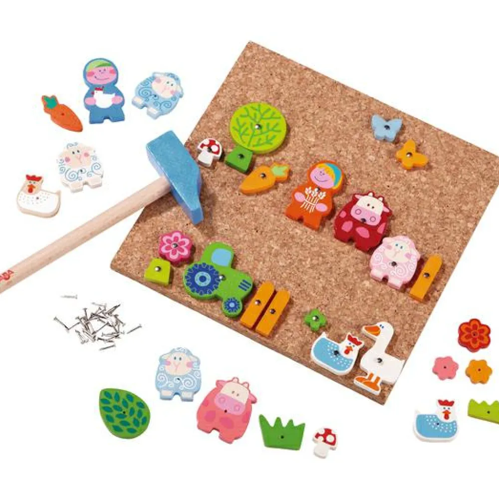 Discount Haba Hammer & Søm bræt - Bondegårdssjov