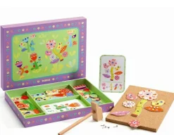 Hot Djeco Hammer & søm bræt - Haven