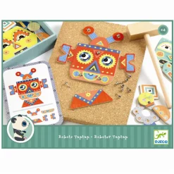 Outlet Djeco Hammer & søm bræt - Robotter