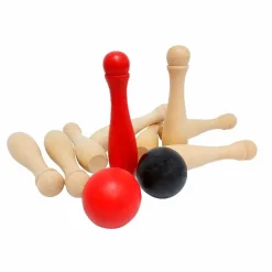 Clearance Havespil - Bowling (sort/rød)