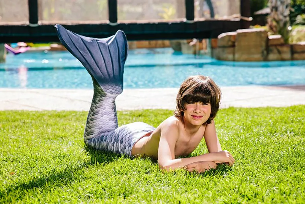 Sale Havfruehale - Hale + monofinne, Grå (M + L)