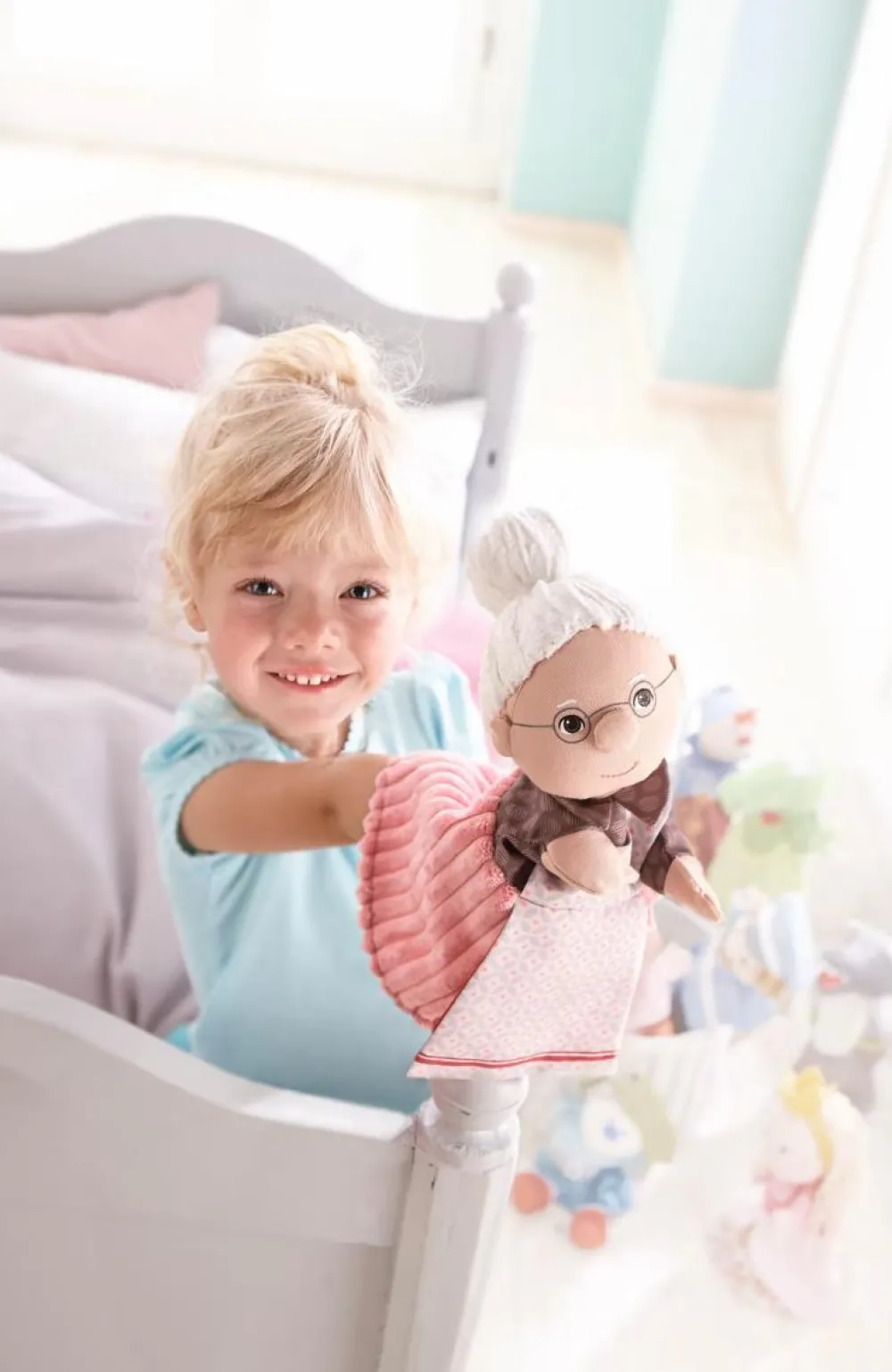 Clearance Haba Hånddukke 27 cm - Bedstemor