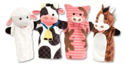 Clearance Melissa & Doug Hånddukker - Bondegårdsdyr, 4 stk.