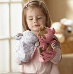Clearance Melissa & Doug Hånddukker - Bondegårdsdyr, 4 stk.