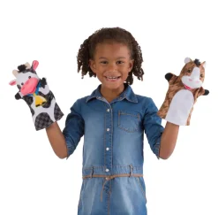 Clearance Melissa & Doug Hånddukker - Bondegårdsdyr, 4 stk.
