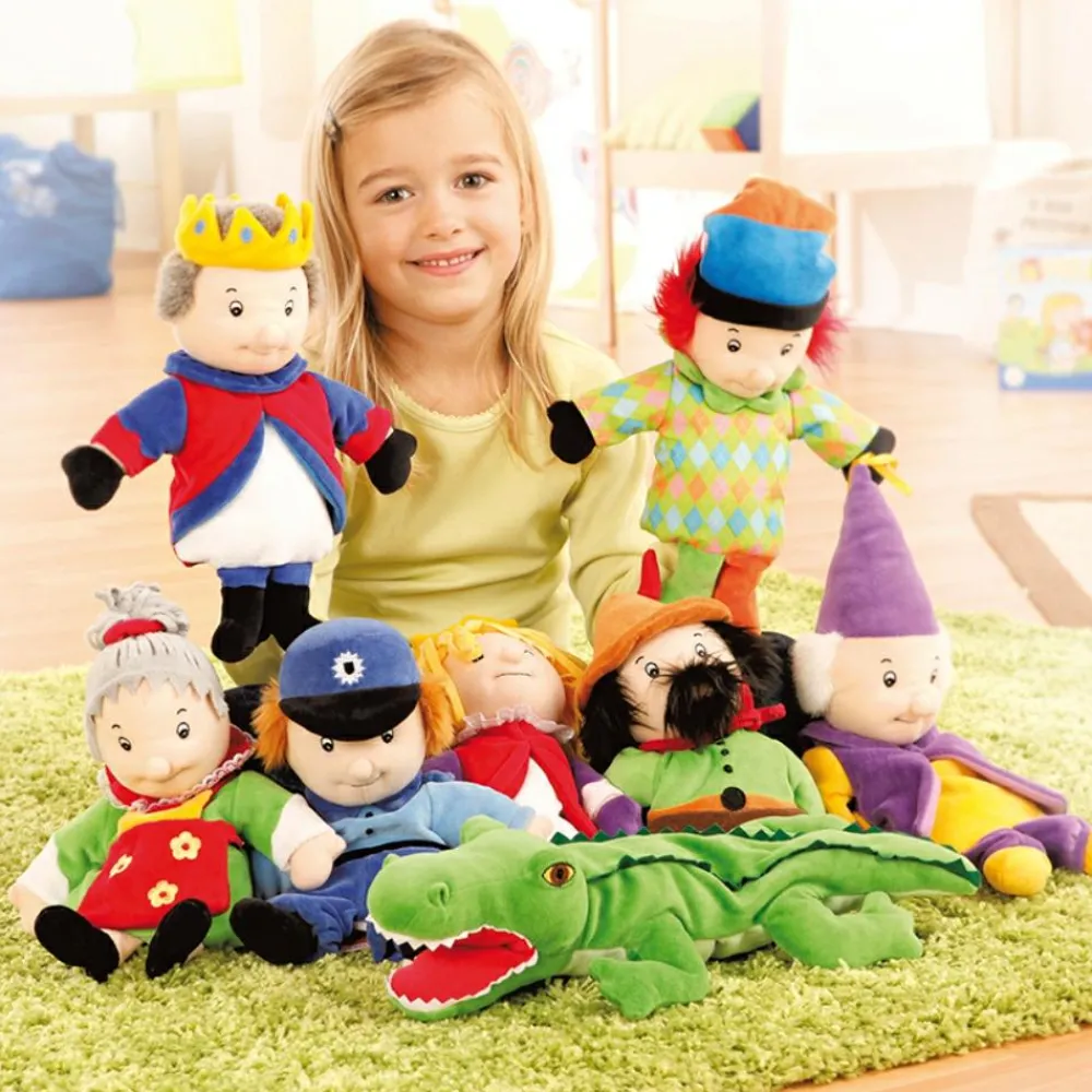 New Beleduc Hånddukker - Sæt med 8 styk