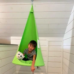 Outlet Hængehule Ø70 cm inkl. pude - Grøn