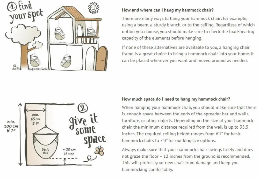 Discount La Siesta Hængekøjestol single outdoor - Sea Salt