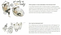 Discount La Siesta Hængekøjestol single outdoor - Sea Salt