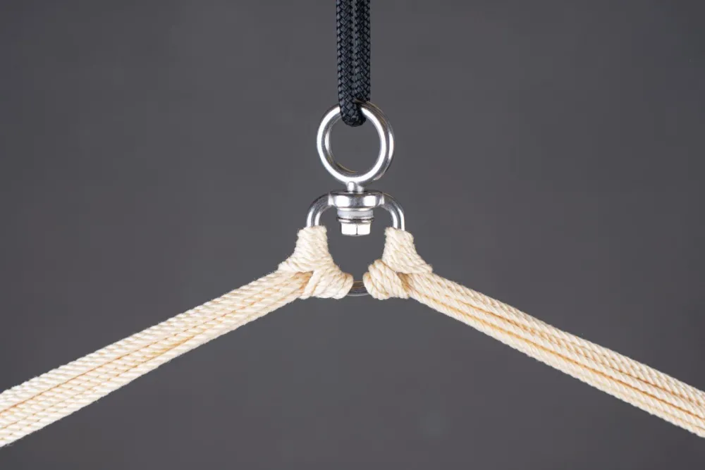 Discount La Siesta Hængekøjestol single outdoor - Sea Salt