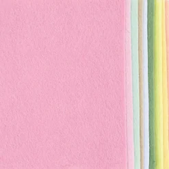 Online Creativ Company Hobbyfilt A4 - Pastel, 10 ark