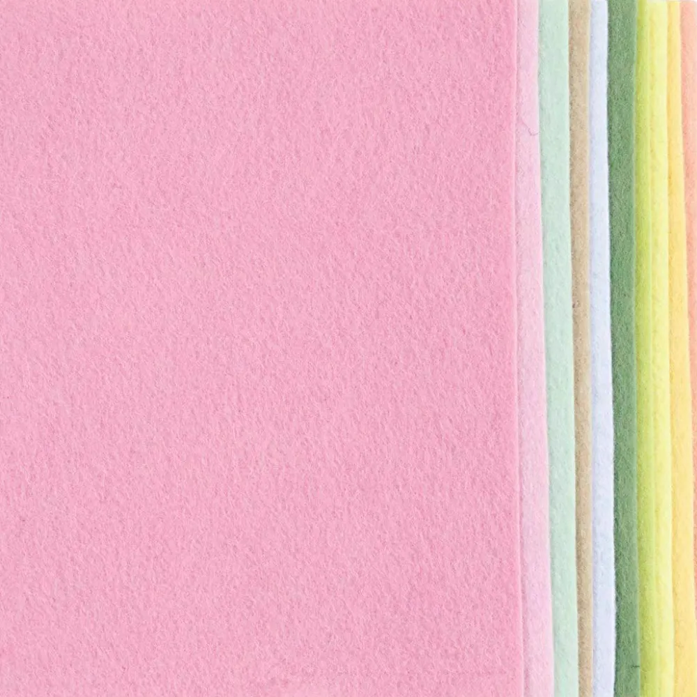 Online Creativ Company Hobbyfilt A4 - Pastel, 10 ark