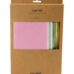 Online Creativ Company Hobbyfilt A4 - Pastel, 10 ark