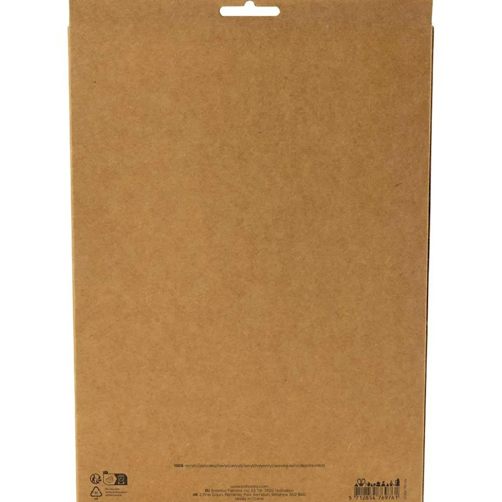 Online Creativ Company Hobbyfilt A4 - Pastel, 10 ark